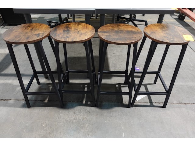 4x barstoel - afbeelding 1 van  4