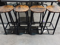4x barstoel - afbeelding 1 van  4