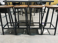 4x barstoel - afbeelding 4 van  4