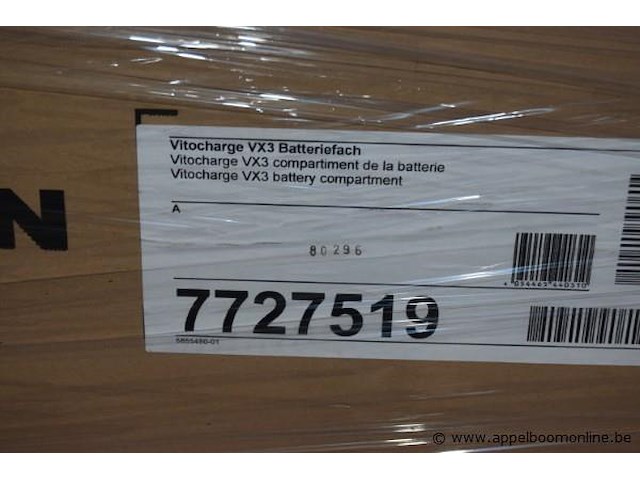 4x batterijcompartiment, viessmann, vitocharge vx3 7727519, werking niet gekend - afbeelding 2 van  2