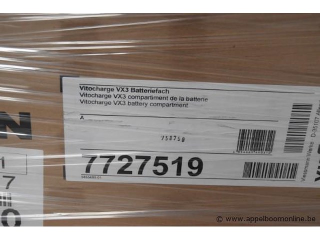 4x batterijcompartiment, viessmann, vitocharge vx3, werking niet gekend - afbeelding 2 van  2