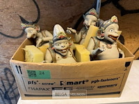 4x beeldje semar porselein - afbeelding 2 van  5