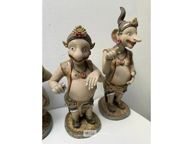 4x beeldje semar porselein - afbeelding 5 van  5