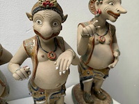 4x beeldje semar porselein - afbeelding 5 van  5