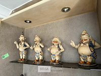 4x beeldje semar porselein - afbeelding 1 van  5