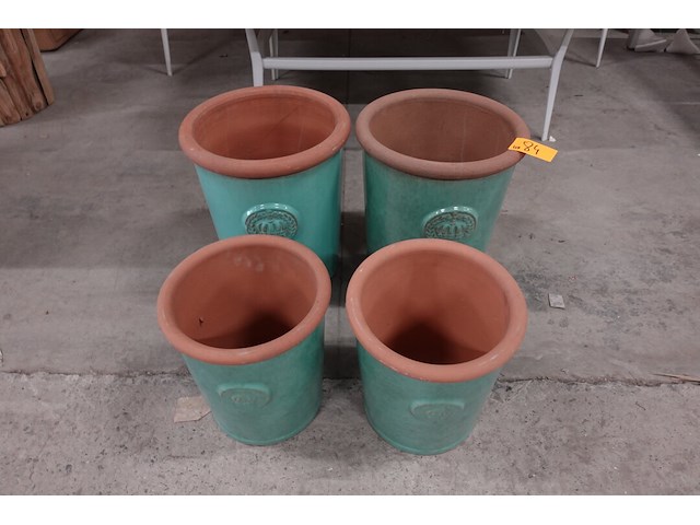 4x bloempot - afbeelding 1 van  3