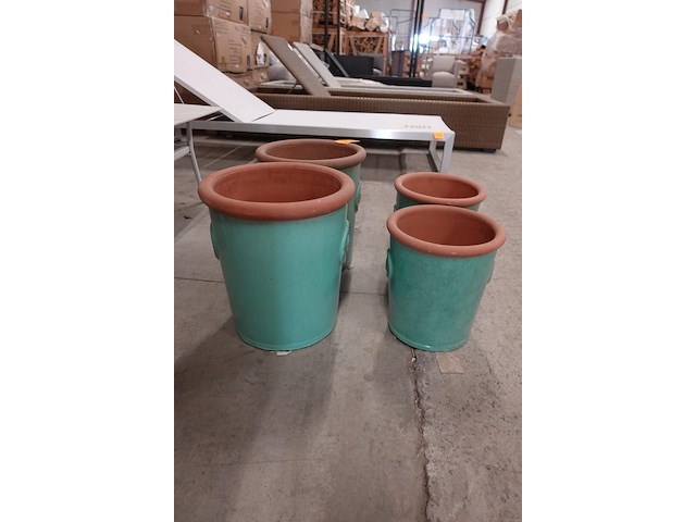 4x bloempot - afbeelding 2 van  3