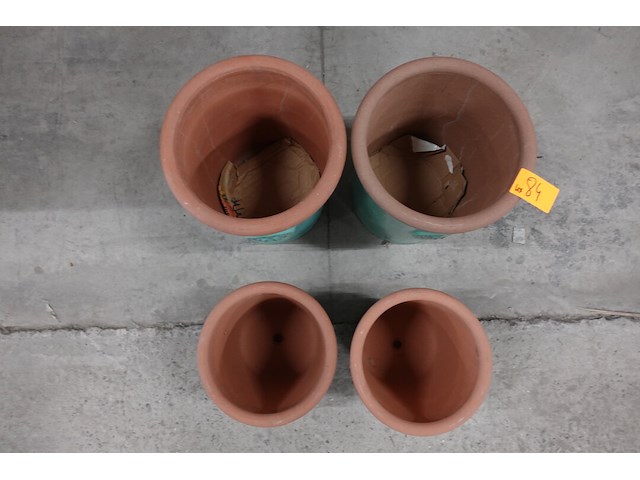 4x bloempot - afbeelding 3 van  3