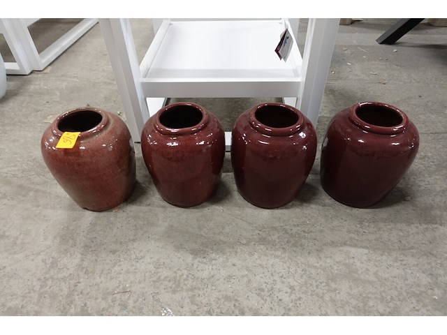 4x bloempot - afbeelding 1 van  5