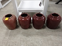 4x bloempot - afbeelding 1 van  5