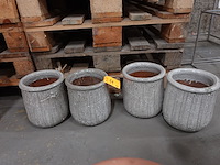 4x bloempot - afbeelding 1 van  2