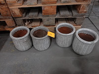 4x bloempot - afbeelding 2 van  2