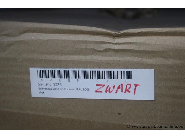 4x brievenbus bravios, zwart, wit - afbeelding 2 van  6