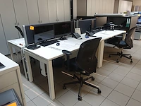 4x bureau & 2x stoel - afbeelding 2 van  8
