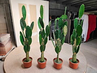 4x cactus kunstplant - afbeelding 1 van  4