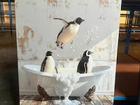 4x canvas op doek - afbeelding 1 van  4