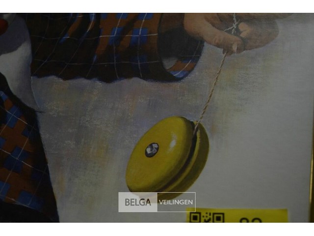 4x clown foto met yoyo - afbeelding 3 van  3