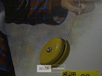 4x clown foto met yoyo - afbeelding 3 van  3