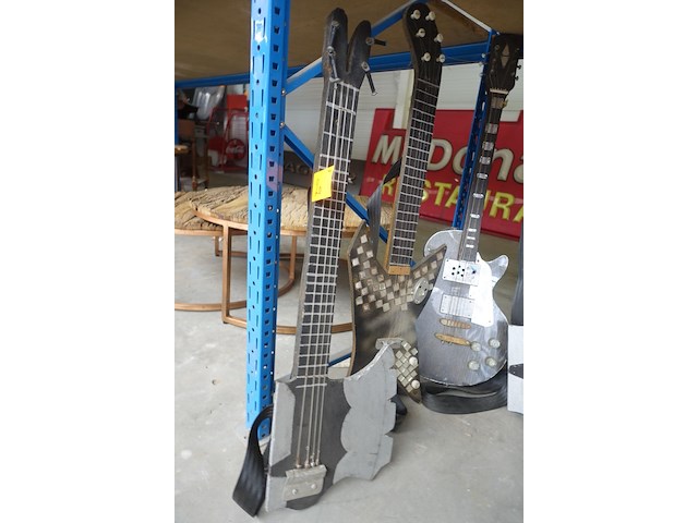 4x deco gitaar kiss - afbeelding 2 van  4