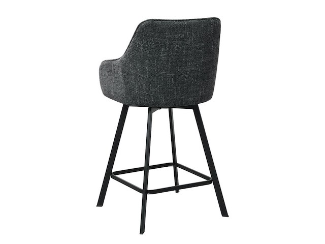 4x design barkruk antraciet weave - afbeelding 3 van  5