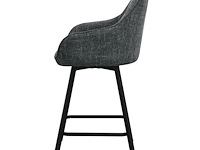 4x design barkruk antraciet - afbeelding 3 van  6