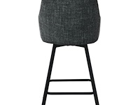 4x design barkruk antraciet - afbeelding 4 van  6