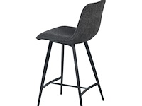 4x design barkruk antraciet - afbeelding 2 van  5