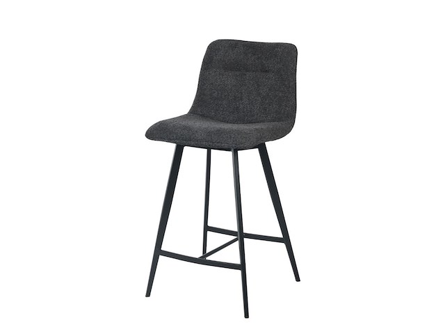 4x design barkruk antraciet - afbeelding 1 van  5