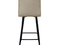 4x design barkruk beige boucle - afbeelding 3 van  3