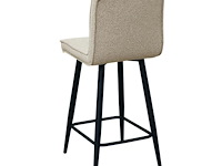 4x design barkruk beige boucle - afbeelding 5 van  6