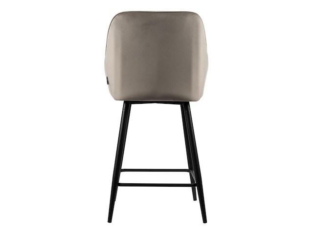 4x design barkruk beige velvet - afbeelding 5 van  5