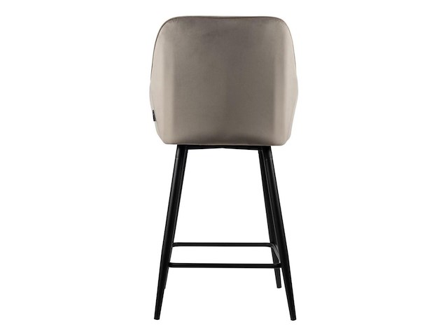 4x design barkruk beige velvet - afbeelding 3 van  3