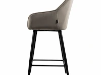 4x design barkruk beige - afbeelding 2 van  4