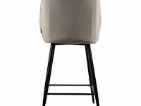 4x design barkruk beige - afbeelding 3 van  4