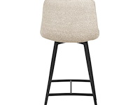 4x design barkruk ecru stof - afbeelding 5 van  7