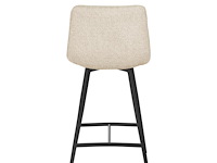 4x design barkruk ecru stof - afbeelding 4 van  4