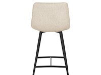 4x design barkruk ecru stof - afbeelding 4 van  4