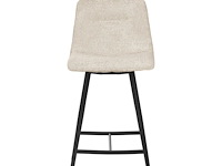 4x design barkruk ecru stof - afbeelding 1 van  7