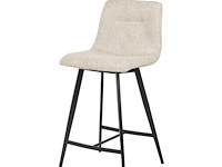 4x design barkruk ecru stof - afbeelding 2 van  7