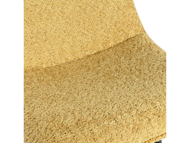 4x design barkruk geel stof - afbeelding 4 van  4