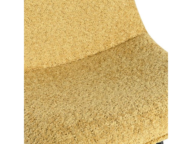 4x design barkruk geel stof - afbeelding 4 van  4