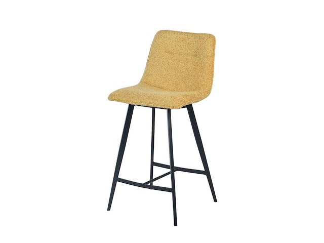 4x design barkruk geel - afbeelding 4 van  4