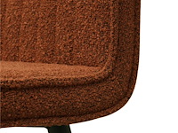 4x design barkruk koper boucle - afbeelding 7 van  7