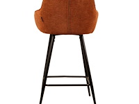 4x design barkruk oranje weave - afbeelding 3 van  4