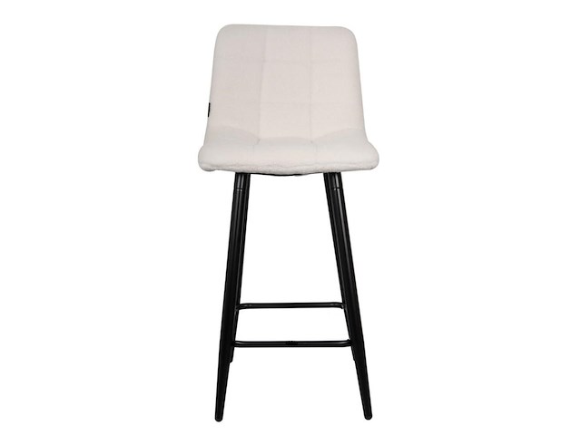 4x design barkruk wit boucle - afbeelding 2 van  4