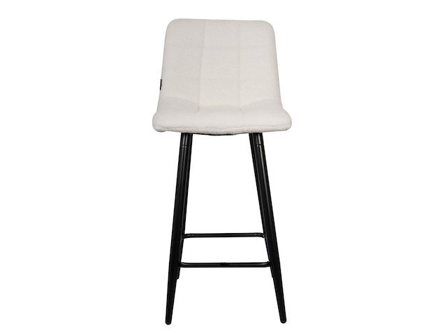 4x design barkruk wit boucle - afbeelding 2 van  4