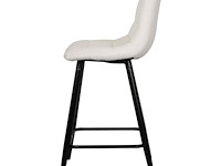 4x design barkruk wit boucle - afbeelding 3 van  4