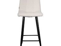 4x design barkruk wit - afbeelding 4 van  4