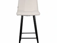 4x design barkruk wit - afbeelding 4 van  4