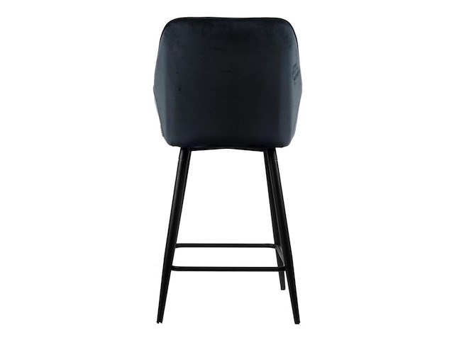 4x design barkruk zwart velvet - afbeelding 4 van  4